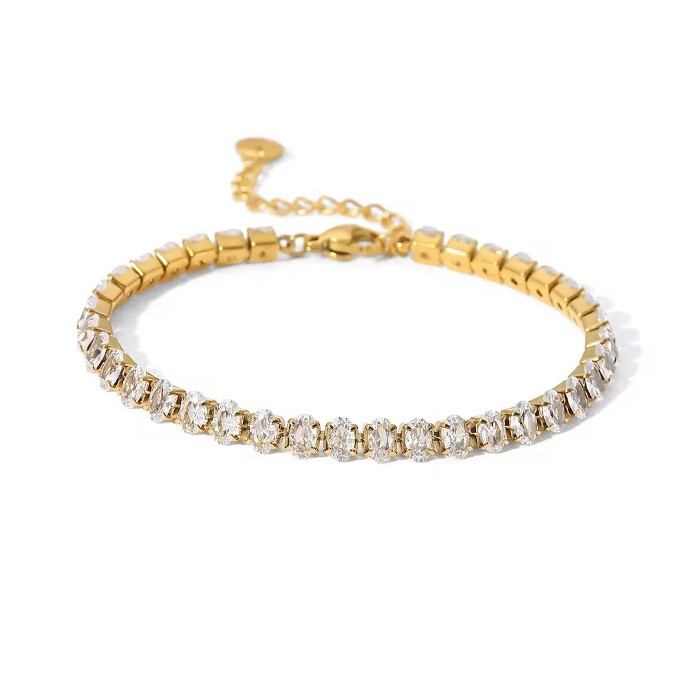 Celestia Gold Eternity Bracelet - Etara