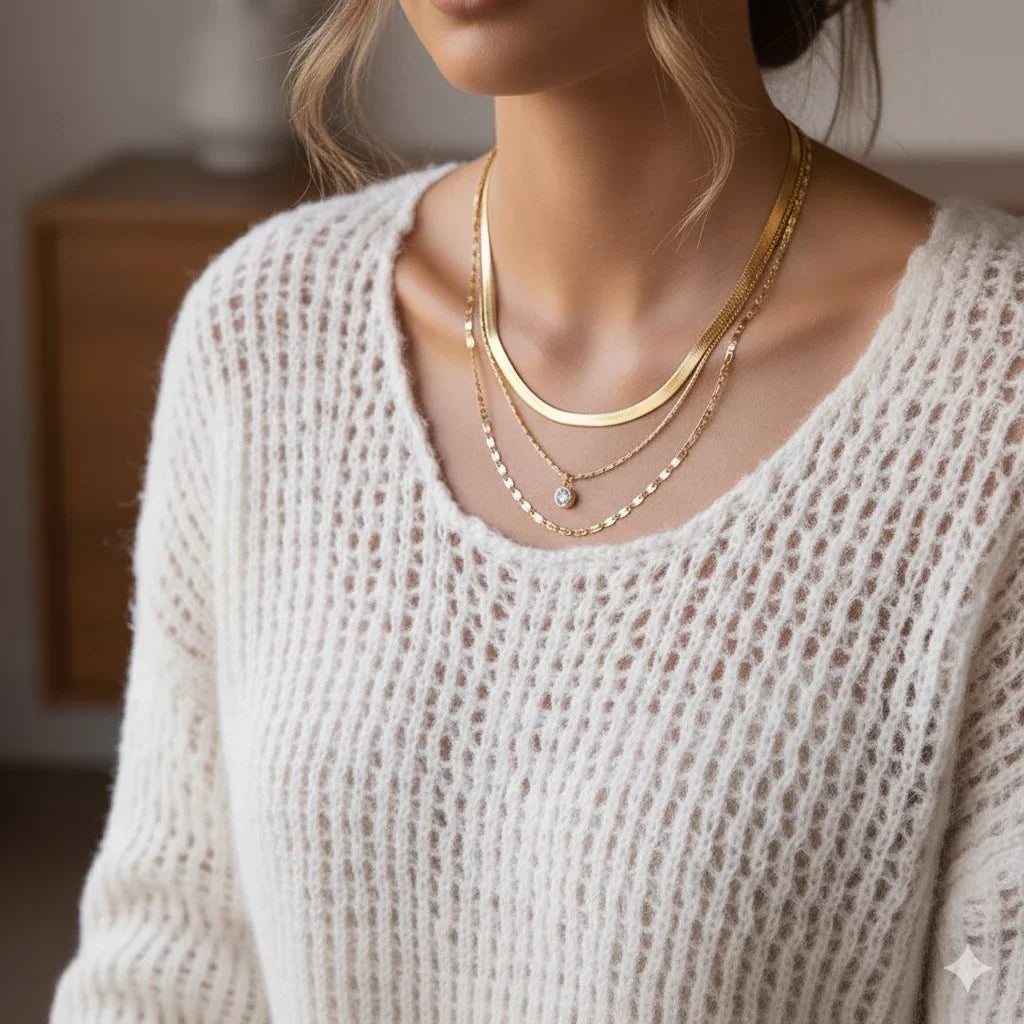 Soire Layered Necklace - Etara