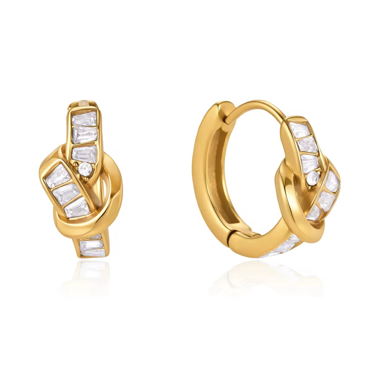 Knotted Radiance  hoops