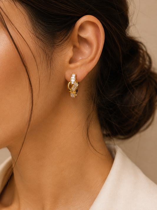 Knotted Radiance  hoops