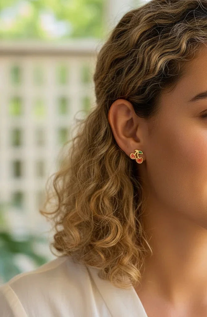 Cherry studs - Etara